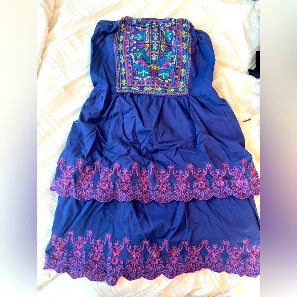 Flying Tomato Embroidered Dress